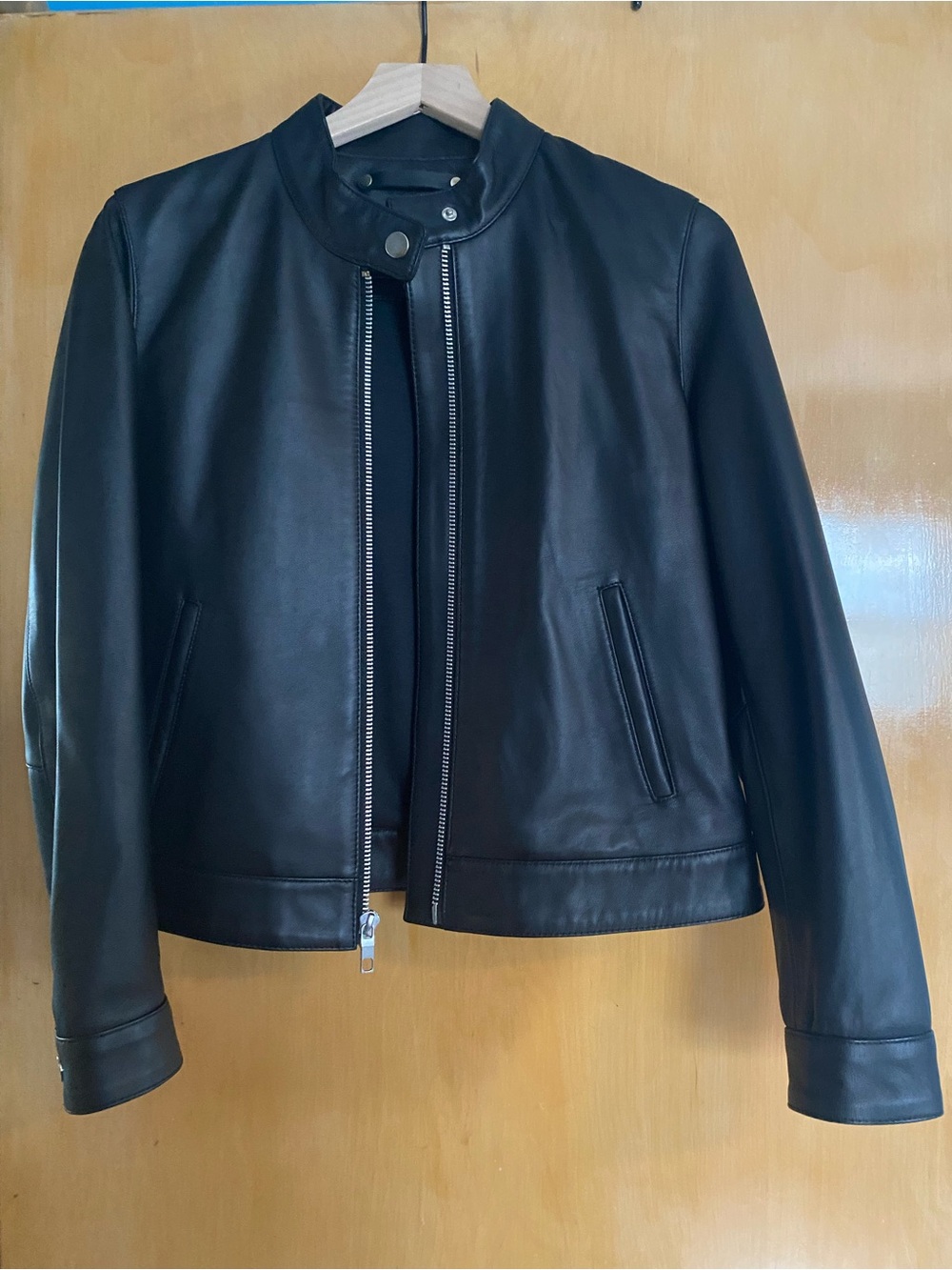 Thursday Boot Co. Racer Leather Jacket Black Size Large Unworn